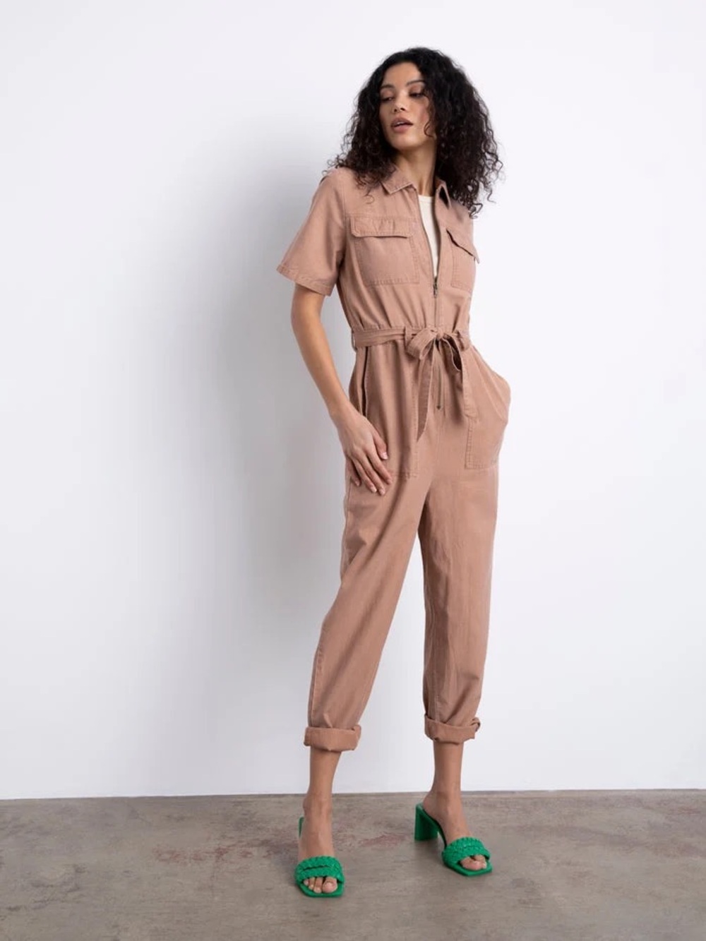 Sanctuary Mauve Utility Jumpsuit